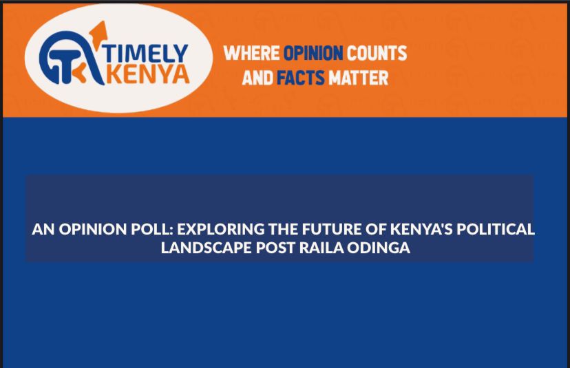 An Opinion Poll on What Next After the Exit of Raila Odinga in Kenya's Politics